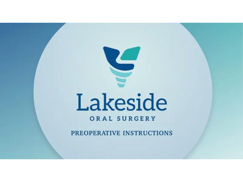 Preoperative Instructions Video Thumbnail